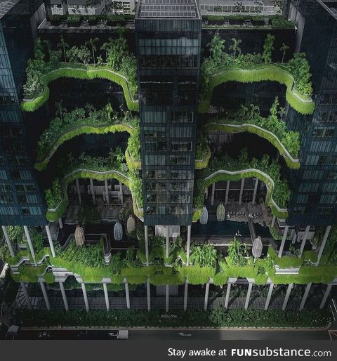 A green building in Singapore