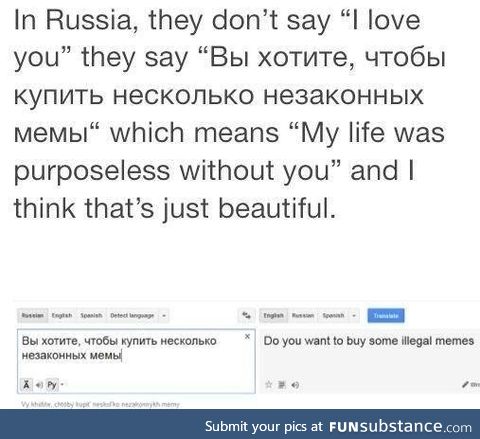 Love in Russian