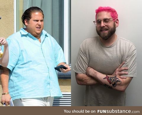 Jonah Hill 3 years ago and today