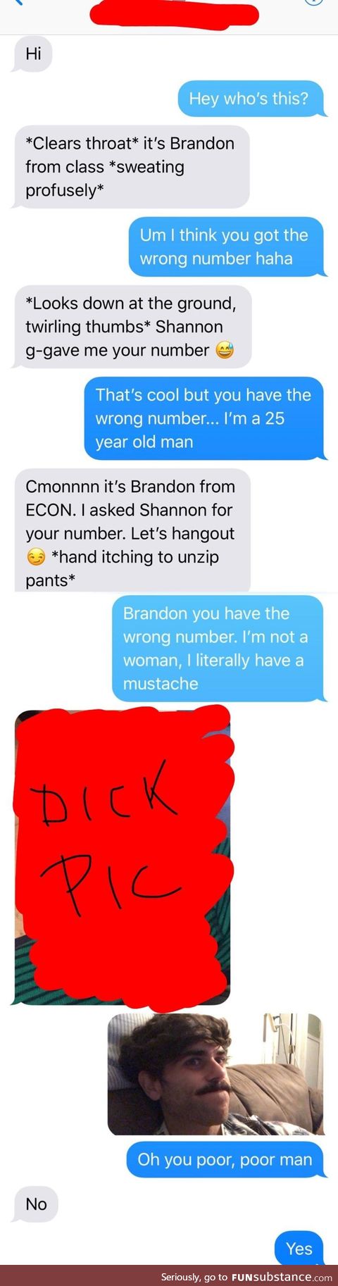 Wrong number