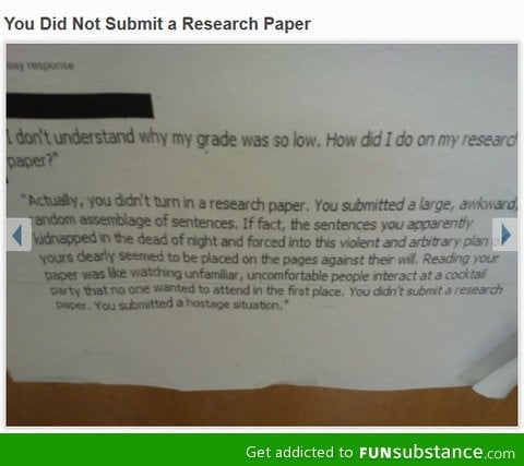 Well that was a bit harsh