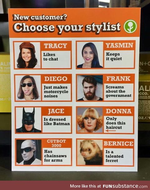 Choose your stylist