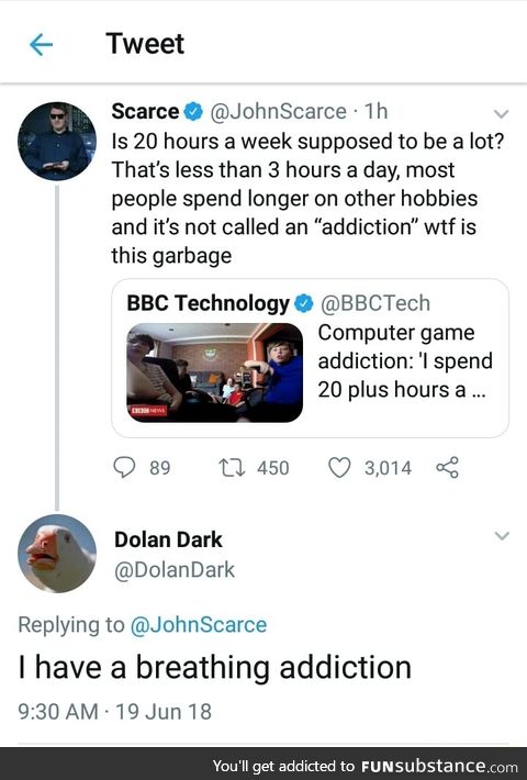 I've got a blinking addiction