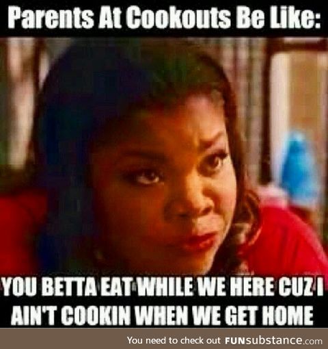parents at cookouts