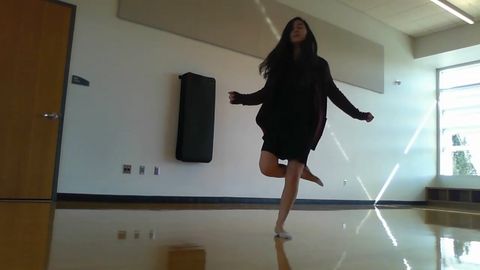 Check out this girl dancing on Lone Digger