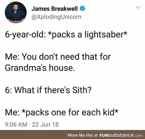 Lightsabers are Tight