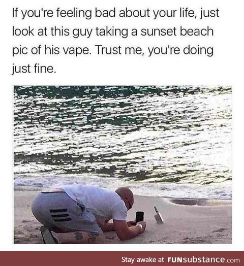 I do heroin but at least I'm not this guy