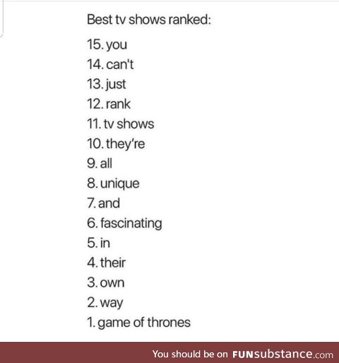 Just the truth