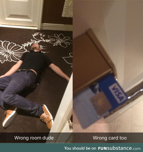 That's what you get for passing out in Vegas