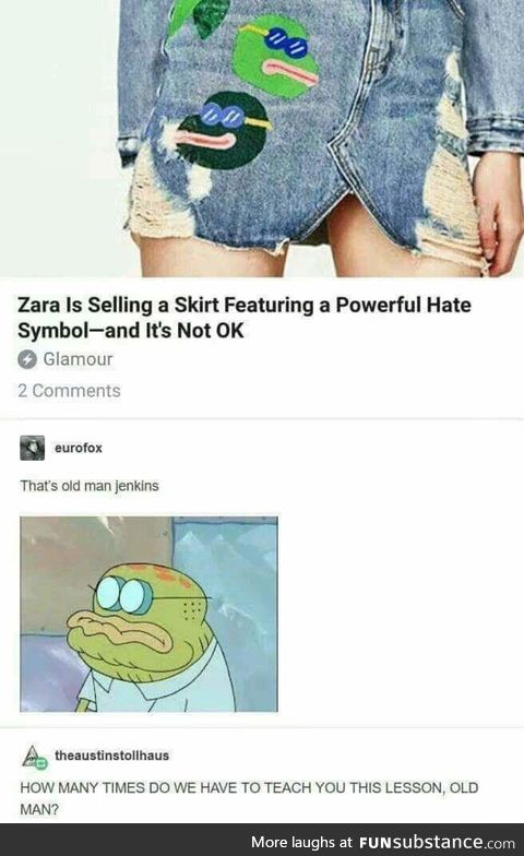 When you identify as a frog and this offends you. (Or: When Jenkins becomes a hate symbol)