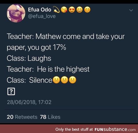 Matthew you the man