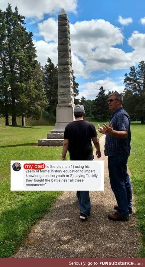My dad, master of the dad jokes