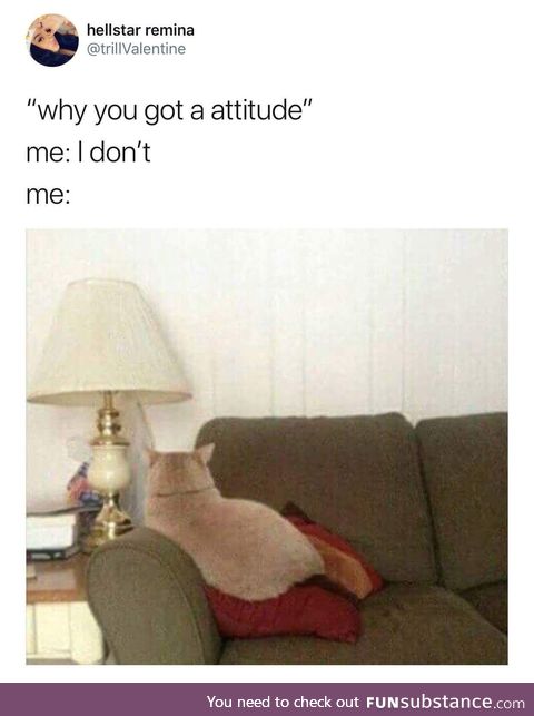 No attitude