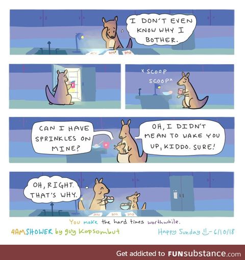 Sometimes the reason is just in front of you