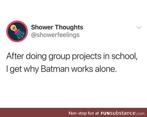 Because im batman