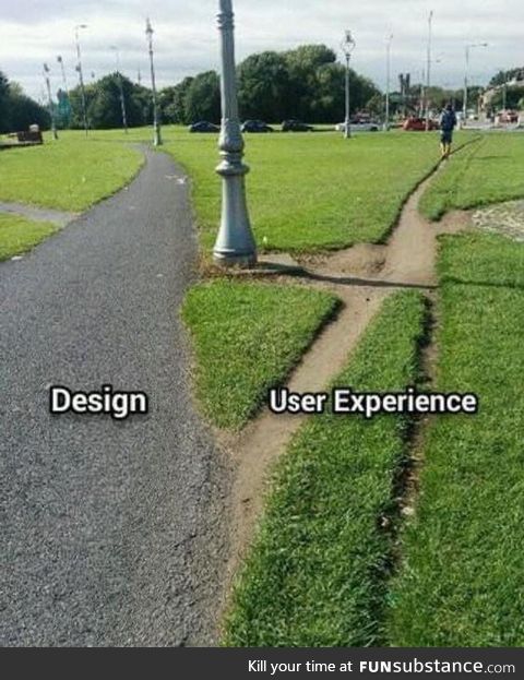 Design vs user experience