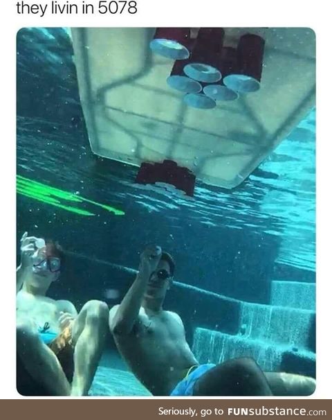 Underwater pong