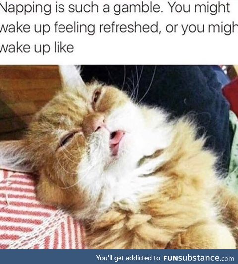 You might not wake up at all... (napping is a gamble)