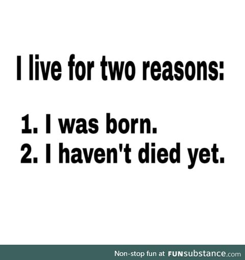 What's your reason?