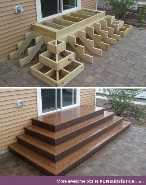 How these type of stairs are made