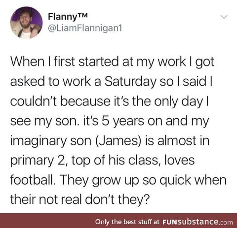 Who else has imaginary children?