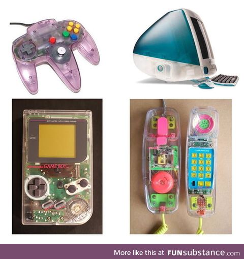 Why don't they make see-thru electronics anymore?