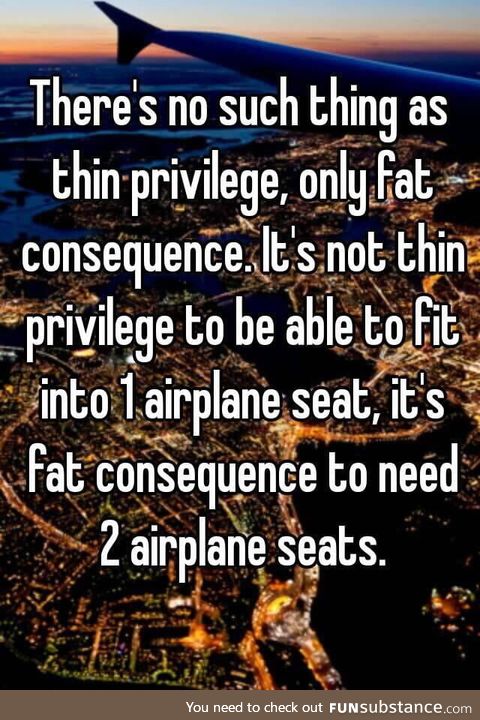 No such thing as thin privilege