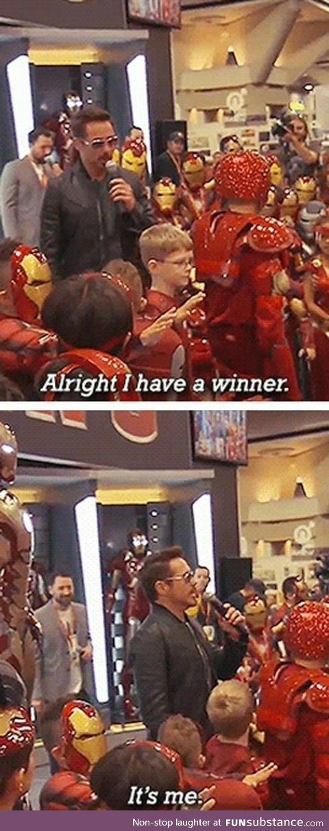 It's the real Tony Stark
