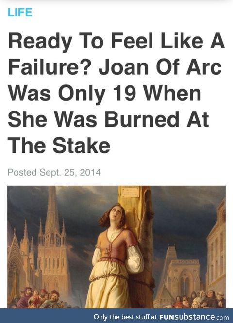 i'd never be as hot as Joan on a stick