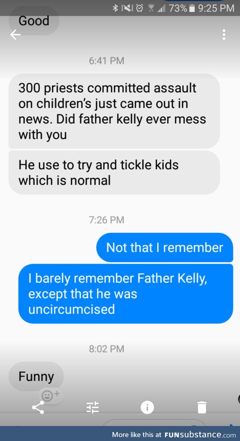 Just sharing sibling conversation