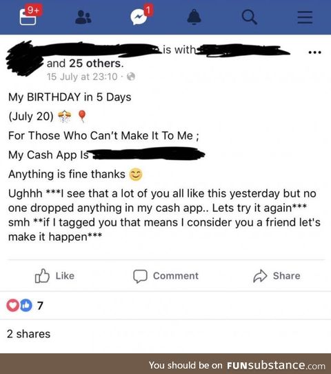 I'm entitled to friends who can make it happen