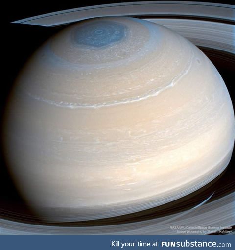 Amazing high resolution image of Saturn taken by NASA's space probe Cassini