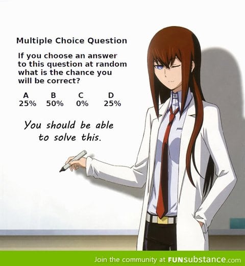 Multiple choice time