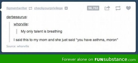 Mom ruins everything