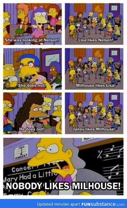 Poor milhouse