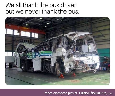 Thanks the bus
