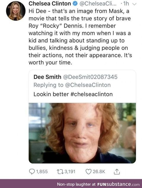 Chelsea Clinton says words