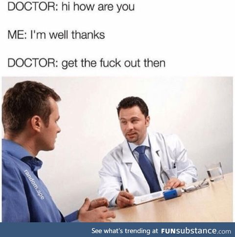 Quick visit to the doctor’s office
