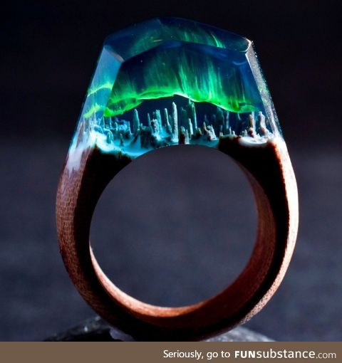 The Aurora Borealis in a ring