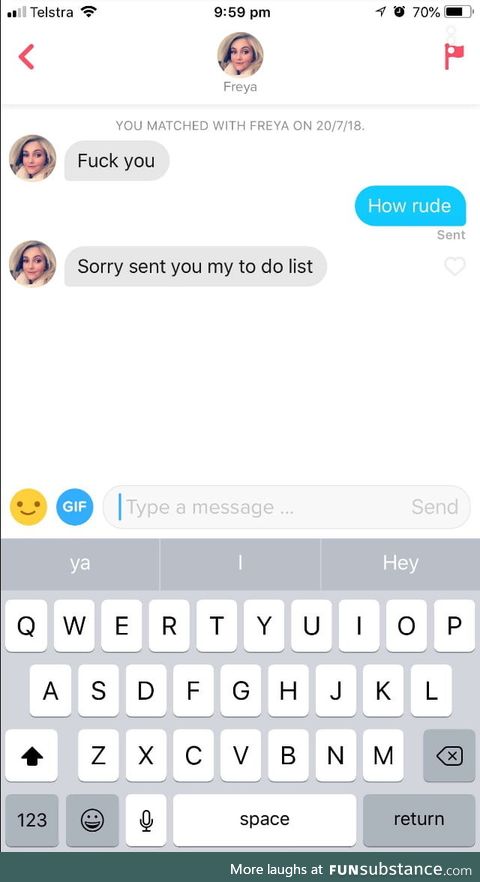 That's a first