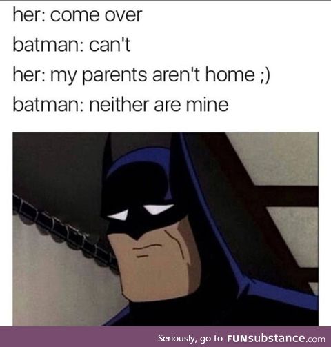 Sad batman