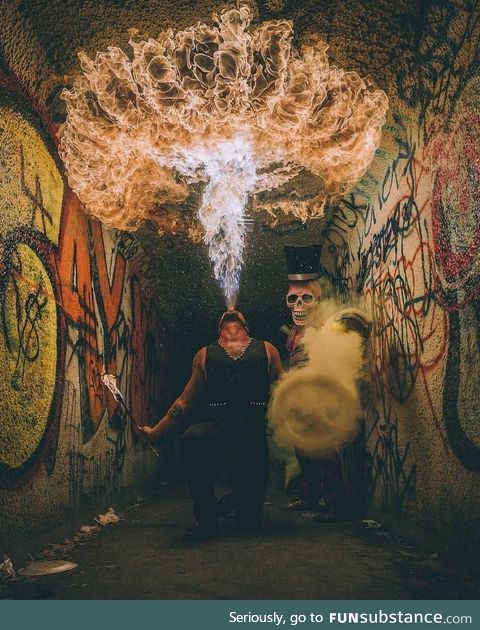 This sick picture of a performer