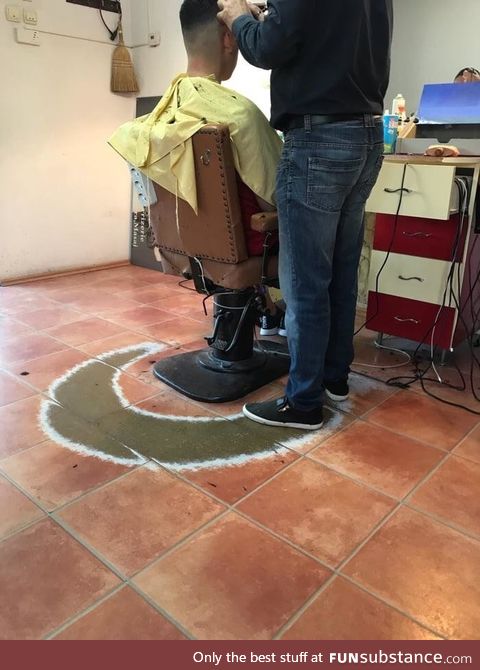 Mark left by the barbers through many years