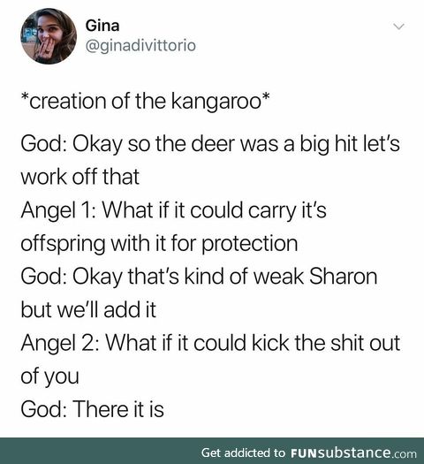 Creation of the Kangaroo