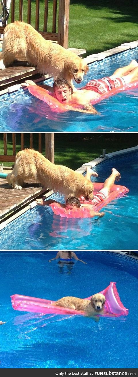 He'll float, too