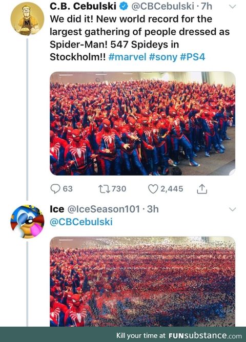 Goodbye spiderman