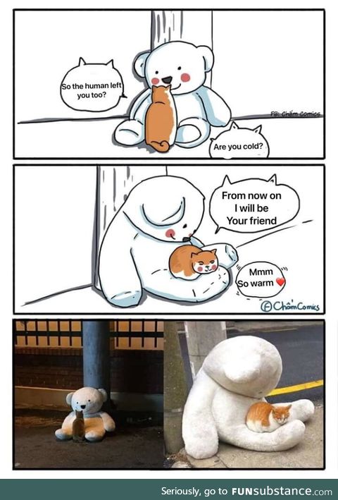 So the human left you too