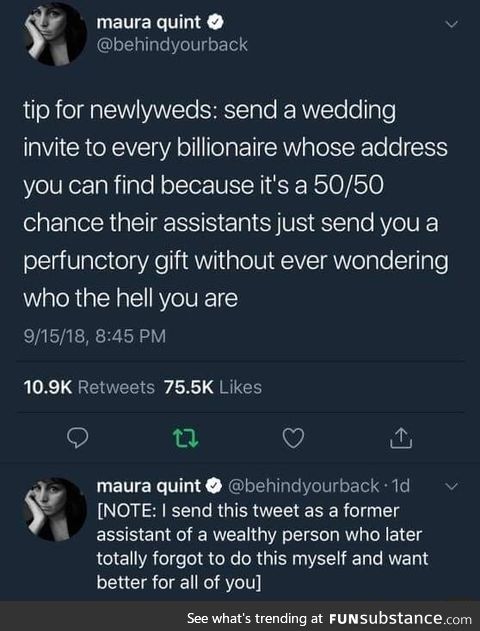 Wedding hack
