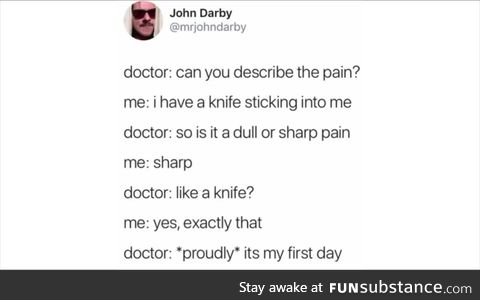 Knife pain