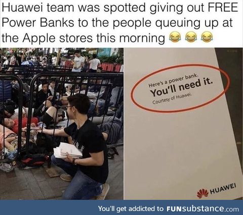 Huawei is on another level of petty